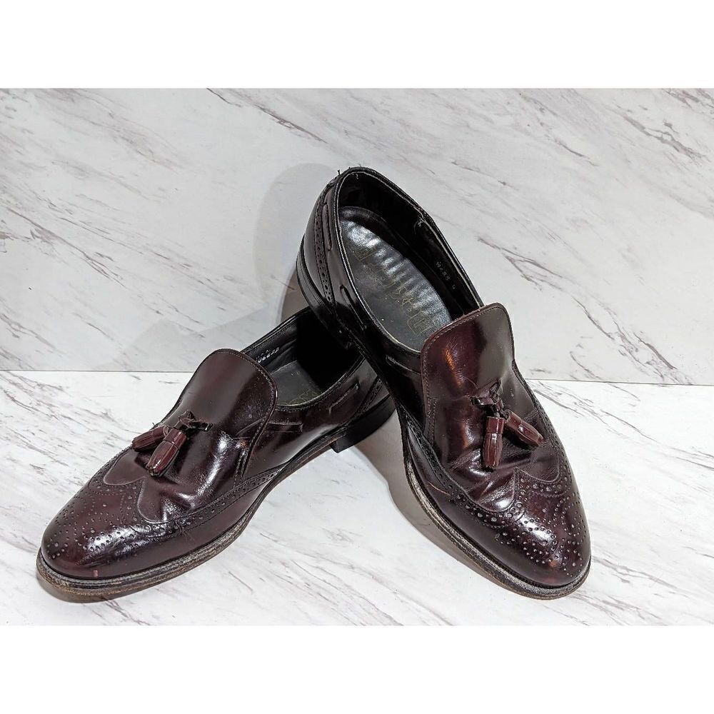 Dexter Men's Brown Leather Tasseled Loafer Size 9.5N